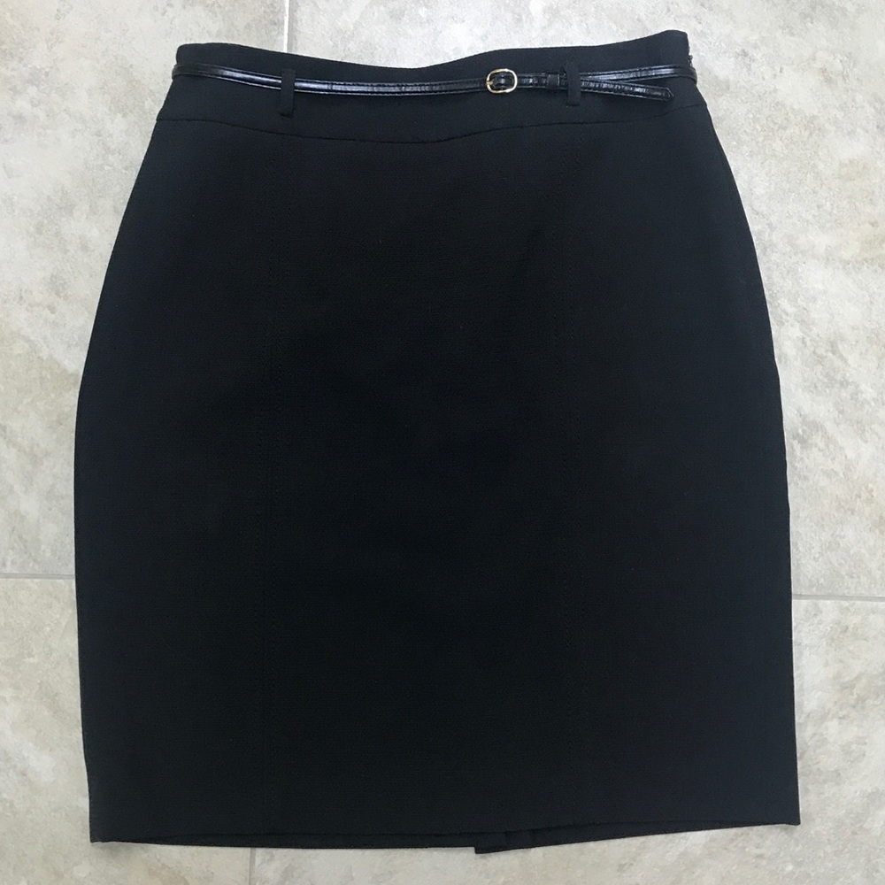 ANN Taylor LOFT belted pencil skirt